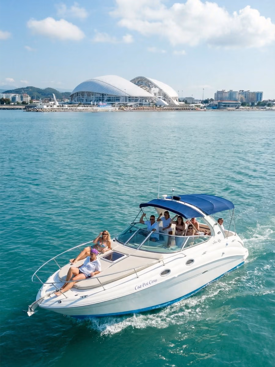 Sea Ray 315 Sundancer имеретинка вид сверху